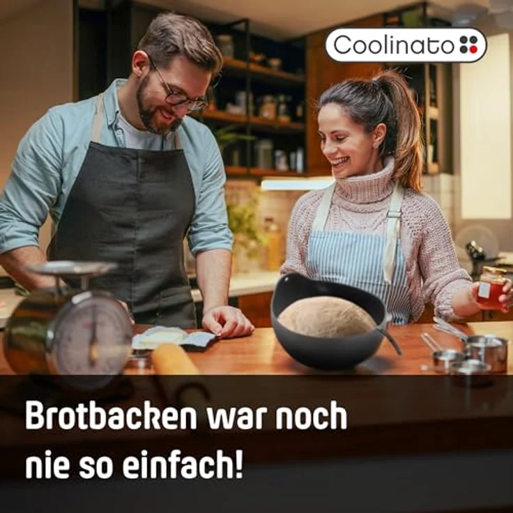Coolinato Brotbackform Backform aus Silikon, (Set 2-tlg), Hitzebeständige 3-in-1 Universalschüssel, 2er Set – Bild 3