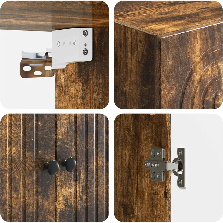 vidaXL Schrankset 2 pcs 66 x 34,5 x 90 cm Holzwerkstoff 3416462 – Bild 7