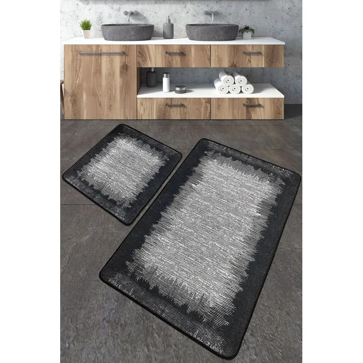 Mijolnir 'Esper' Badematten-Set (2-teilig), Mehrfarbig