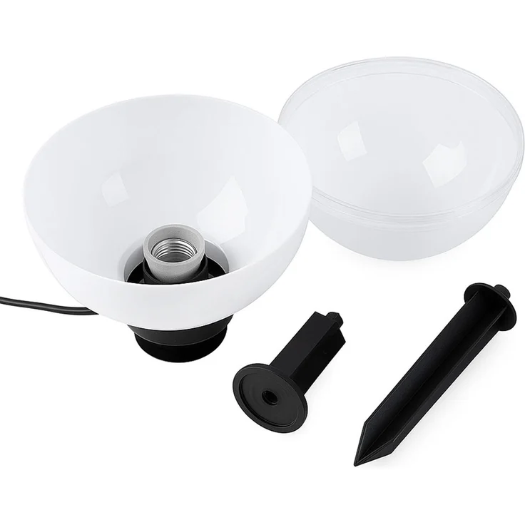 2x Außen Steckleuchten, Kugel, Smart LED, Erdspieß, D 20 cm – Bild 10