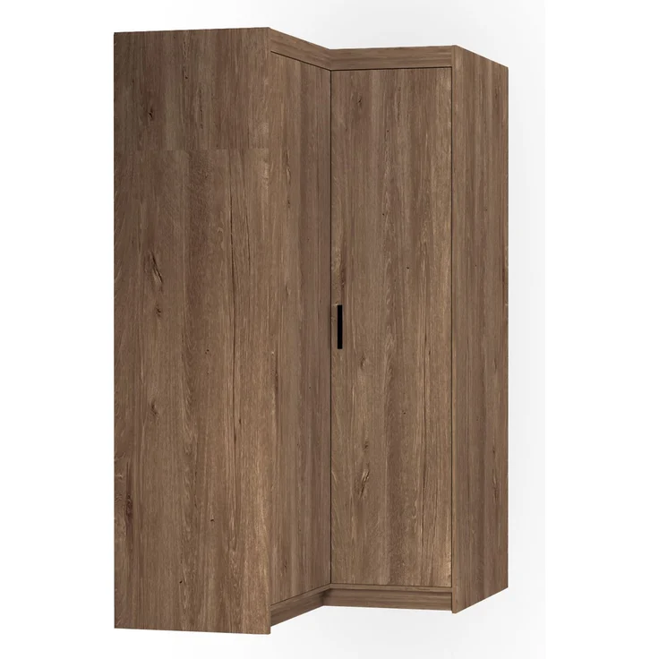 AX LIVING Eckschrank Eiche Lefkas Storicos Schrank 97,8 x190,5 x97,8cm – Bild 1