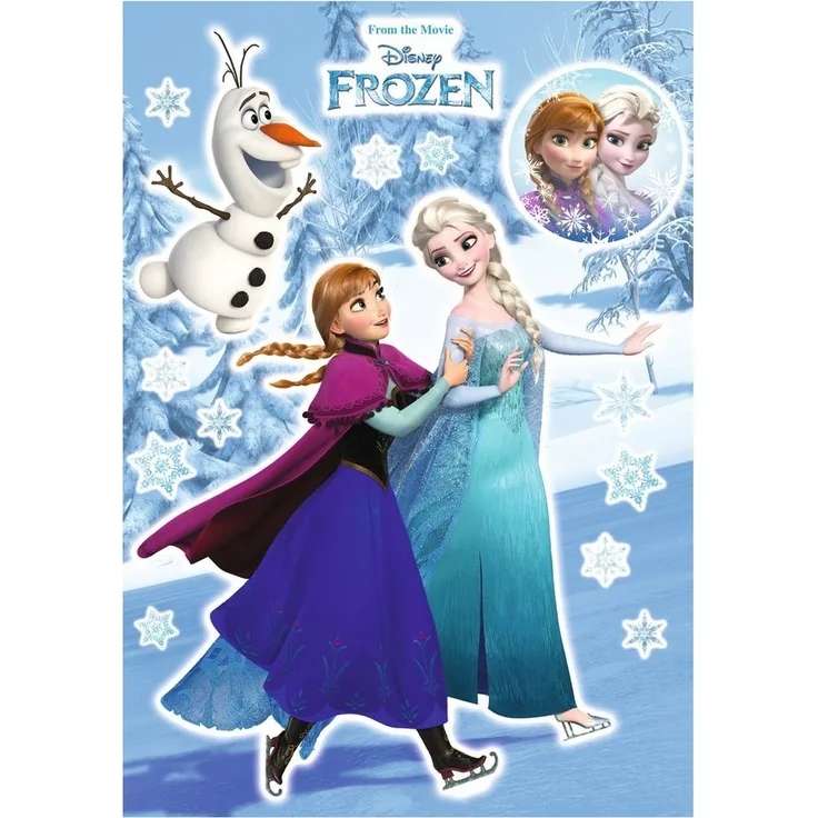 Komar Deco-Sticker Anna und Elsa