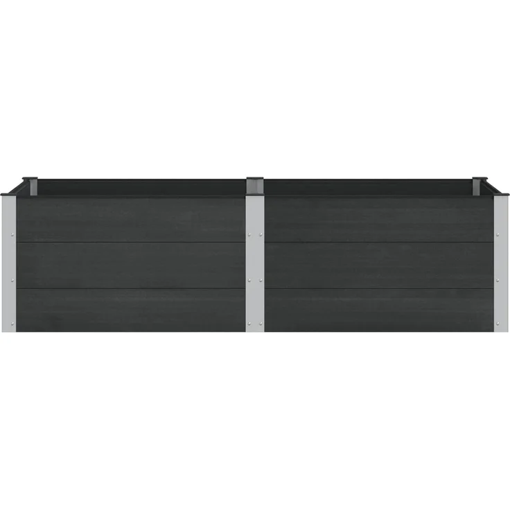 vidaXL Hochbeet Schwarz 200 x 100 x 54 cm 42038986 – Bild 3