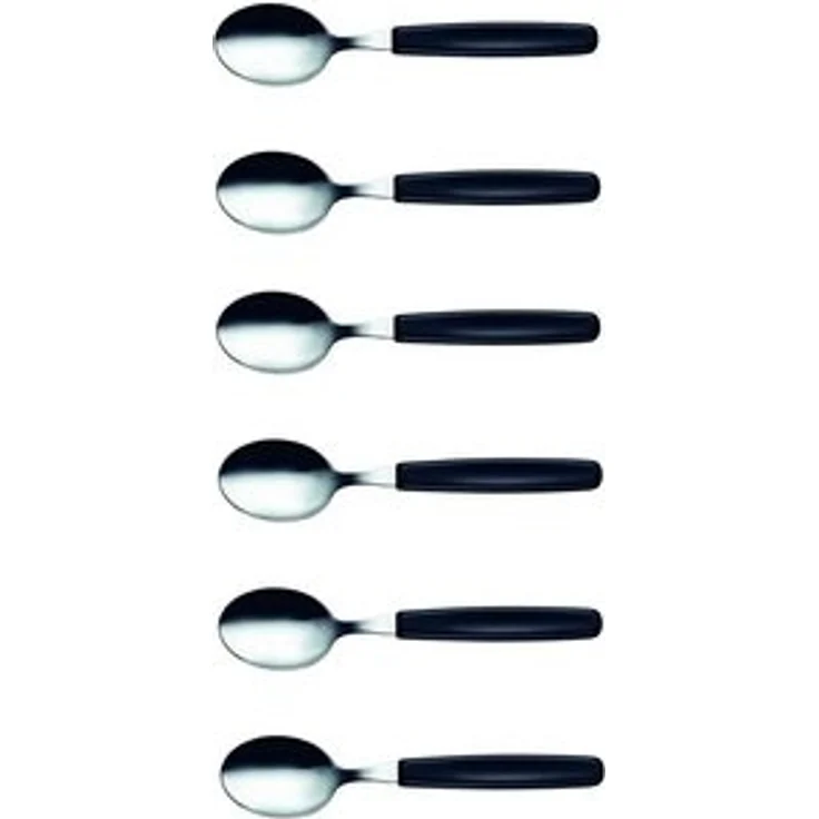 6 VICTORINOX Löffel silber, schwarz glänzend – Bild 4