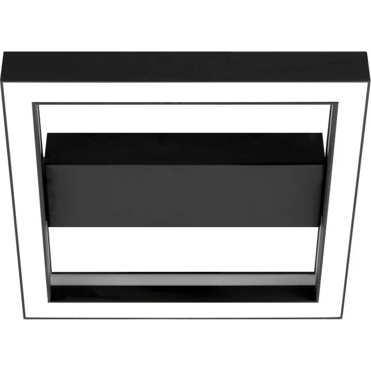 Brilliant Leuchten No. G99312-76 LED Wand- und Deckenleuchte Icarus 30x30 cm sand schwarz – Bild 3