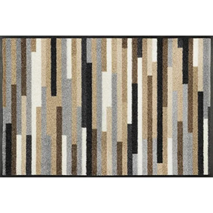 wash+dry by Kleen-Tex Fußmatte Mikado Stripes, rechteckig, Höhe: 7 mm, Schmutzfangläufer, modernes Streifen Design, rutschhemmend, waschbar – Bild 2