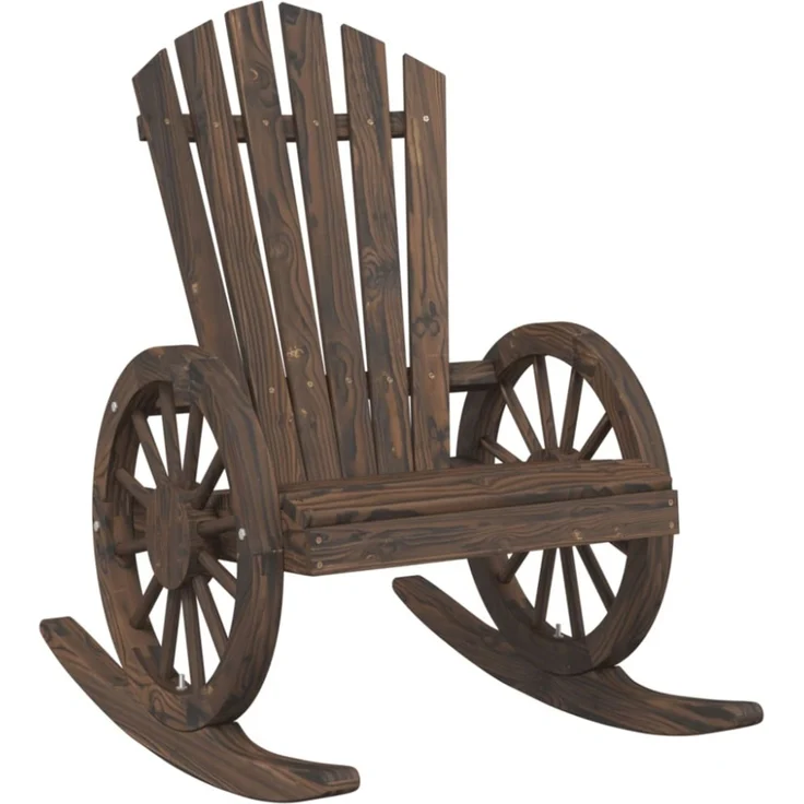 vidaXL Adirondack-Schaukelstuhl Massivholz Tanne 365094 – Bild 6