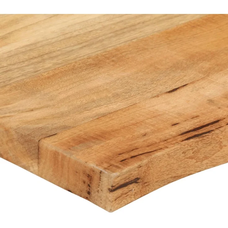 vidaXL Tischplatte mit Baumkante 120x60x3,8 cm Massivholz Mango 370744 – Bild 5