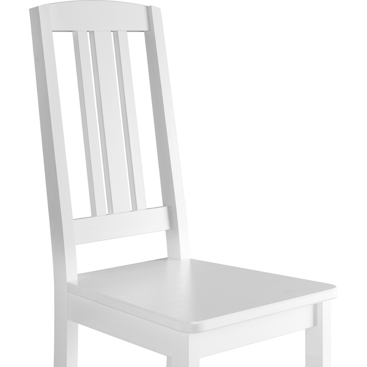 Klassische kleine Essgruppe Tisch 2 Stühle Kiefer Massivholz waschweiß 90.70-50 A W Set 22 – Bild 7