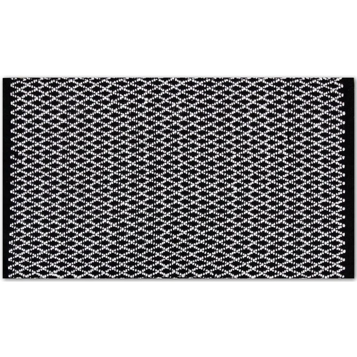 Teppich Läufer Matte Unterlage Vorleger Fußabtreter, breite Auswahl an modernen Fleckerl- und Baumwollteppiche (50x80 cm / Hash) – Bild 5