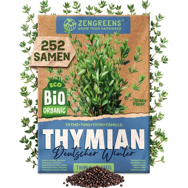 ZenGreens® - Bio Heil- und Teekräutersamen im 10er Set - 10 Heil- und Tee Kräuter Samen für den einfachen Anbau im Garten, Balkon oder Hochbeet - Pflanzensamen - Saatgut – Bild 11