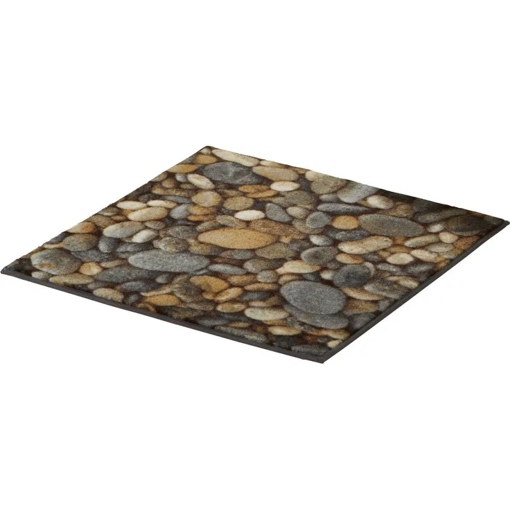 Erwin Müller Badematte WC-Vorlage "Steine", Höhe 8 mm, eckig, gemustert