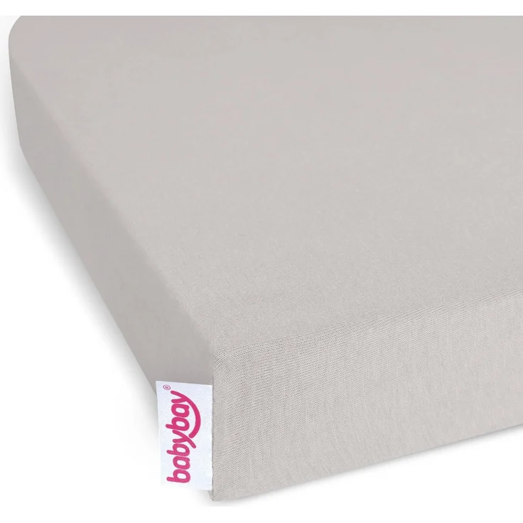 babybay Jersey Spannbetttuch Deluxe mit Membran passend für Modell Matratze Kinderbett-Umbausatz Original, Maxi und Boxspring, beige, 140x89 cm (1er Pack)