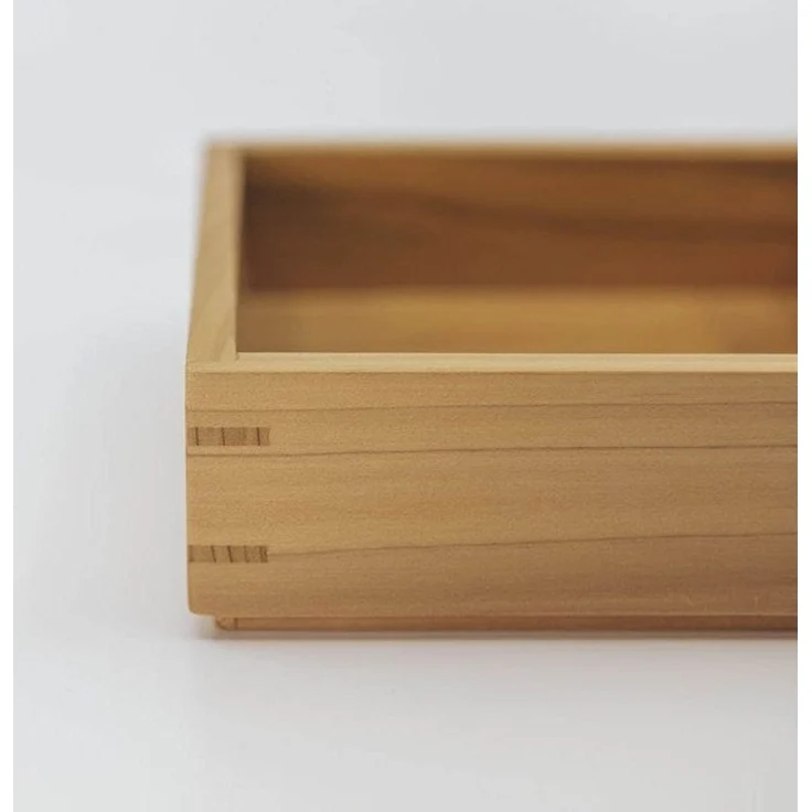 SCANDINAVIAN HOME Hinoki Holzkiste zur Aufbewahrung