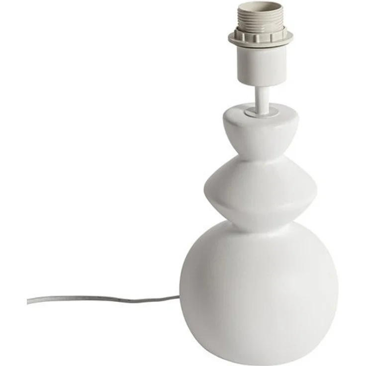 Qazqa Tischleuchte Alisia, ohne Leuchtmittel, E27, Weiß, Design, Keramik, 1-flammig – Bild 4