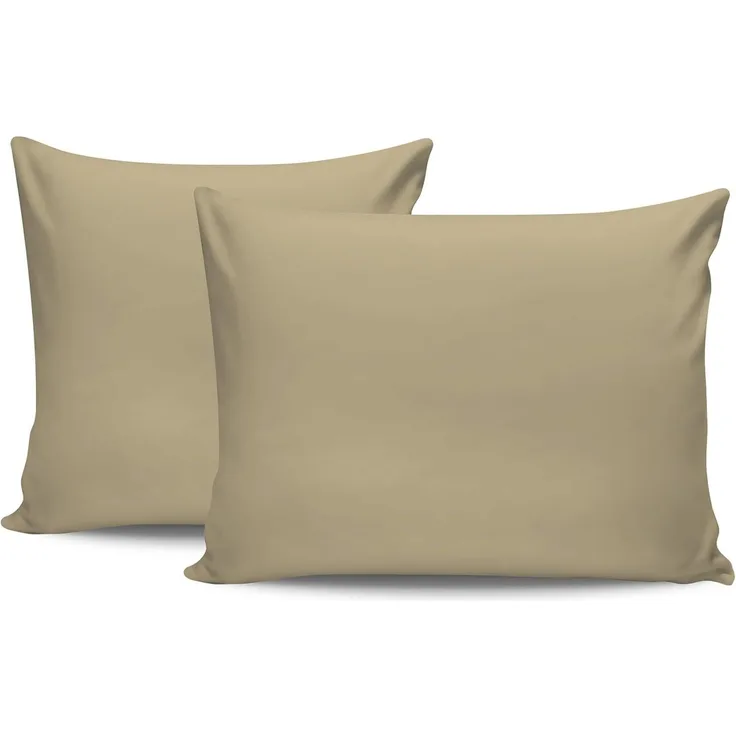 L'essentiel Maison 'Tonne Verte - 51' Kissenbezug-Set (2-teilig) (DE), Beige, 80 x 80 cm