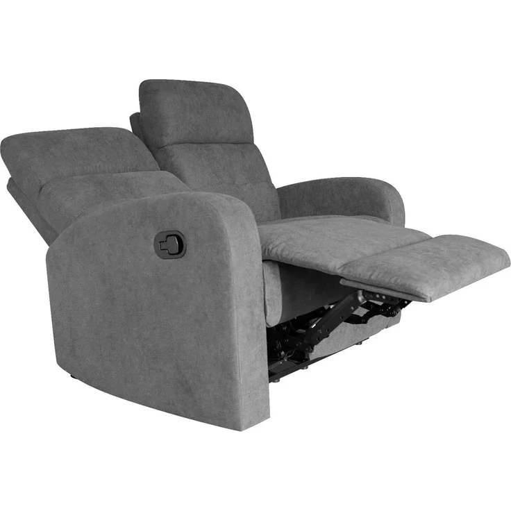 Gardenia Claire T 2-Sitzer-Sofa, neigbar, Stoff, Anthrazit, 130 x 77 x H 104 – Bild 3