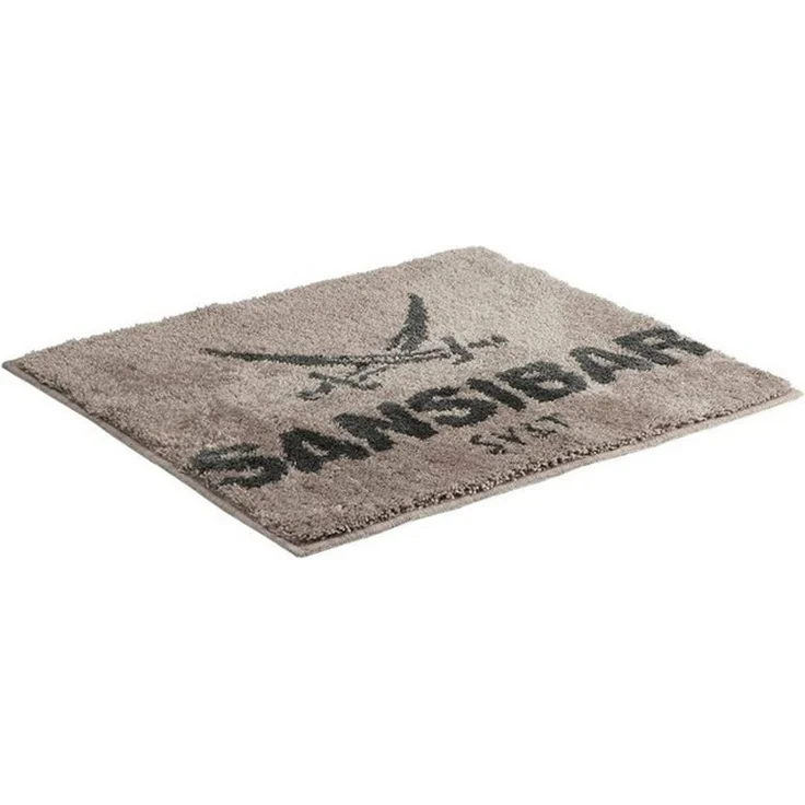 Sansibar Sylt Badematte Badematte »Sansibar, Höhe 20 mm, mit Sansibar Logo Schriftzug, rutschhemmend beschichtet, fußbodenheizungsgeeignet, strapazierfähig, schnell trocknend, Polyacryl, rechteckig, 55x65 cm, 60x100 cm, 70x120 cm – Bild 1