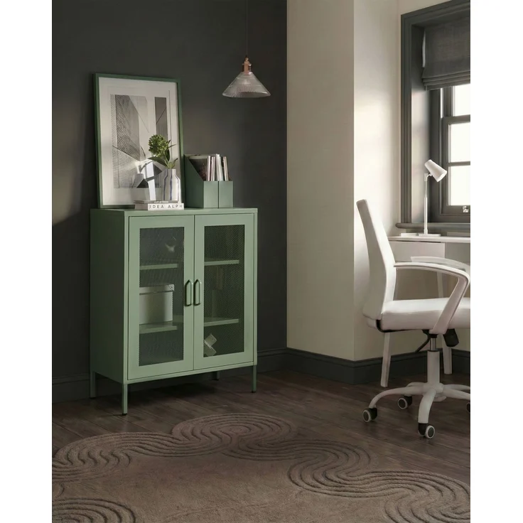 Schrank WAKATIPU Metall Mintgrün – Bild 3
