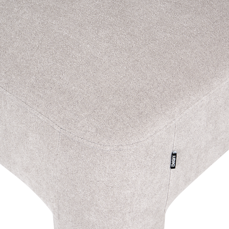 Ottomane HOGBO Stoff Beige – Bild 5