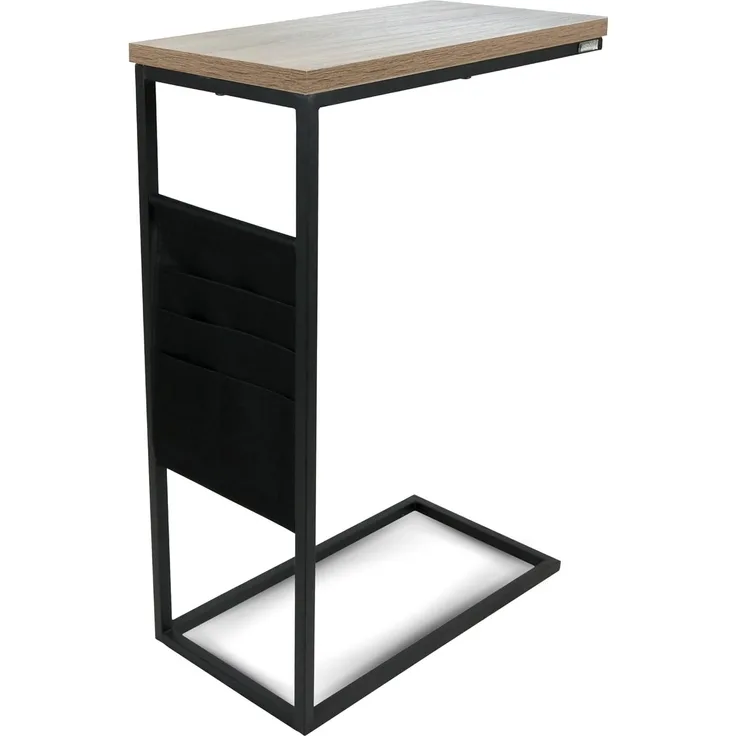 Beistelltisch - Sonoma Eiche / Metall - 64 x 25 x 67cm
