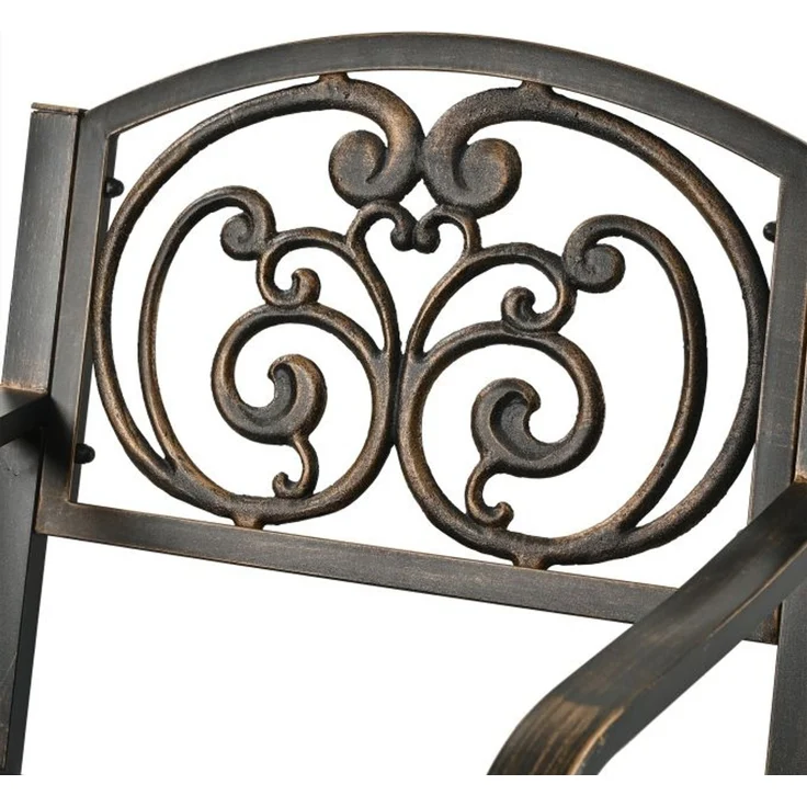 Antiker Gartenstuhl aus Metall 10051929_1254 – Bild 8