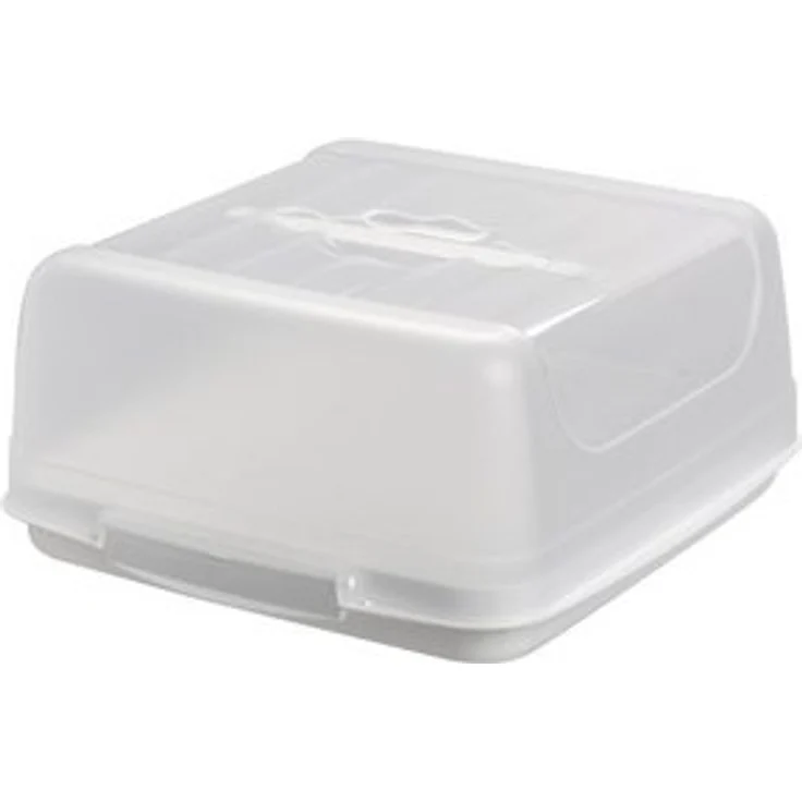 Engelland Kuchentransportbox Kuchenbox mit transparentem Deckel, Kunststoff, (Vorteils-Set, 1-tlg, sicheres Transportieren), mit Tragegriff und Klickverschluss, BPA-frei, rechteckig, Kunststoff – Bild 6