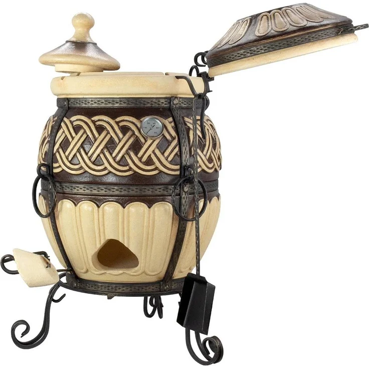 Tandoor Thor aus Schamott mit Zubehör Classic 7-teilig – Bild 5