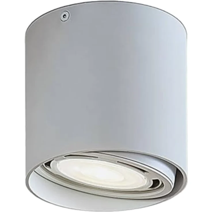 Arcchio Strahler Mabel, moderne Deckenlampe in Weiß, 1-flammig, GU10, Aluminium, ideal als Küchenleuchte – Bild 1