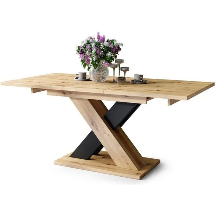 designimpex Esstisch Design Karo Tisch ausziehbar 140 - 180 cm Esszimmer – Bild 4