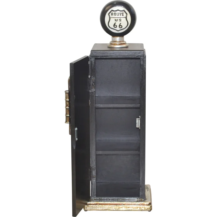 Standregal "US Zapfsäule", Route66, schwarz – Bild 5