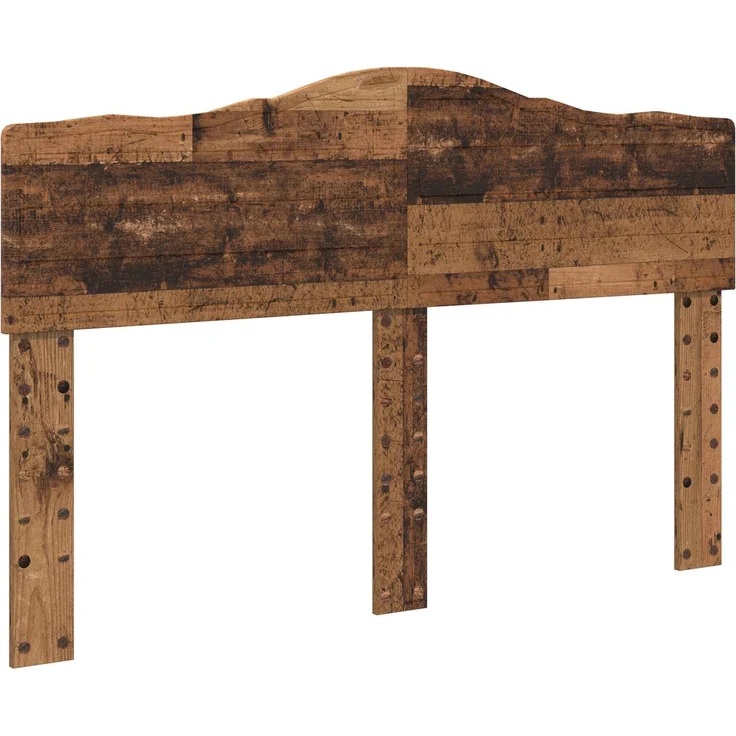 vidaXL Bettrahmen Altholz 140 x 190 cm Massives Kiefernholz 3412905 – Bild 5
