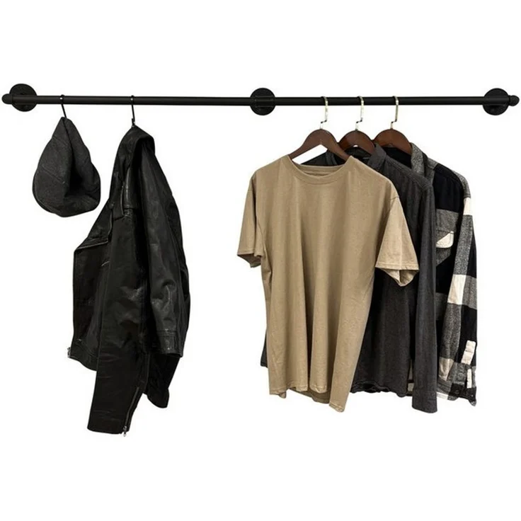 RSR Hangers Kleiderstange Kleiderstange Wandmontage Industrial Design Schwarz Jens – Bild 5