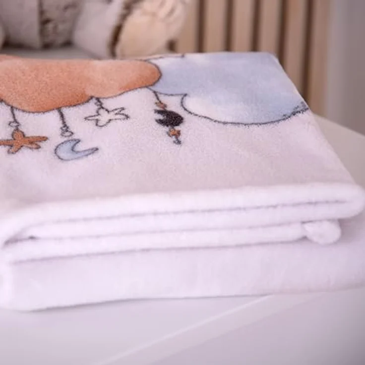 Baby Best Kuscheldecke Moon & Stars, 75 x 100 cm, flauschige Microfaser-Fleece Decke, schadstoffgeprüft nach Oeko-Tex Standard 100 – Bild 3