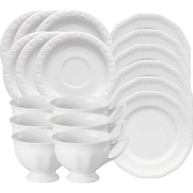 Rosenthal Tafelservice Maria Weiss Frühstücksset 18tlg, Porzellan – Bild 5