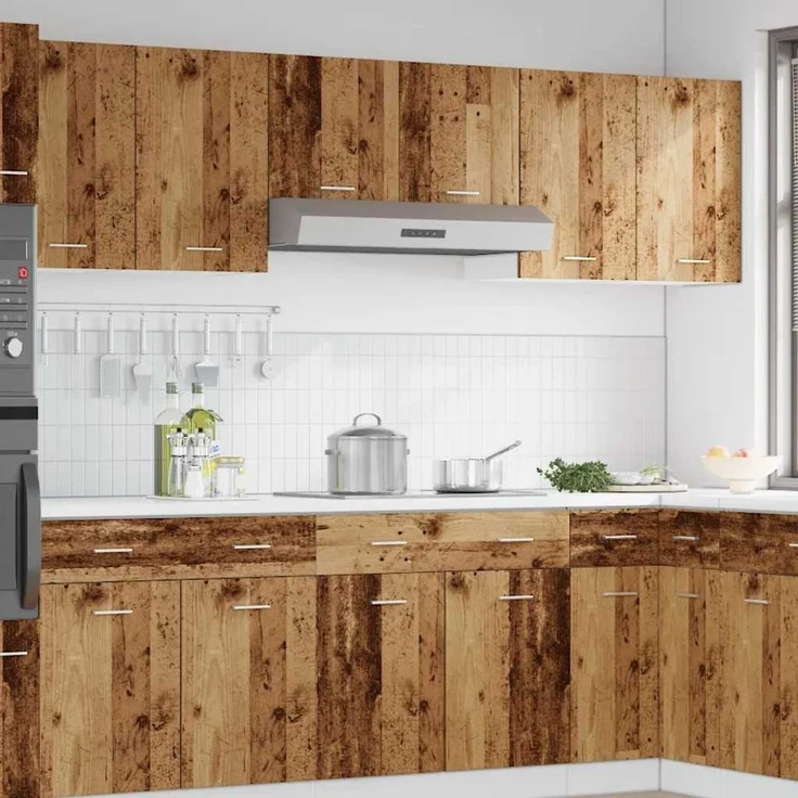 Hängeschrank Altholz-Optik 40 x 31 x 60 cm Holzwerkstoff – Bild 2