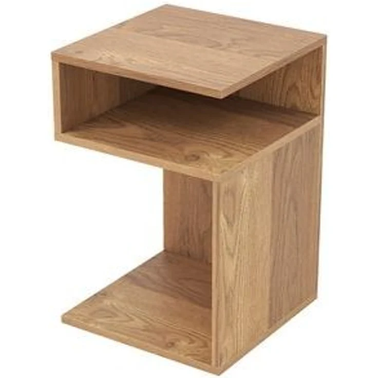 COSTWAY Beistelltisch (1-St), Holz, 3 Ebenen Nachttisch weiß, 33x33x50cm – Bild 6