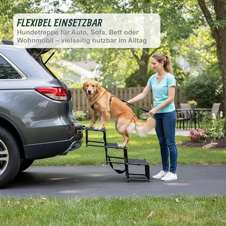 Hundetreppe Auto klappbar 4 Stufen 10051890 – Bild 2