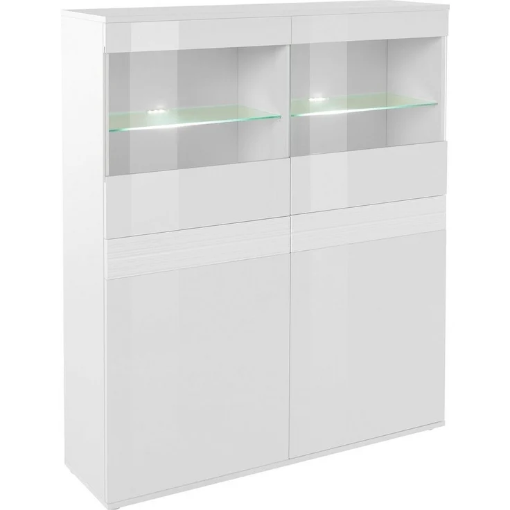 borchardt Möbel Vitrine Florenz Höhe 125 cm – Bild 3