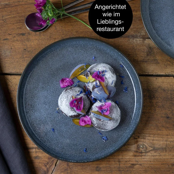 Moritz & Moritz VIDA 6tlg Dessertteller Blau – Bild 6