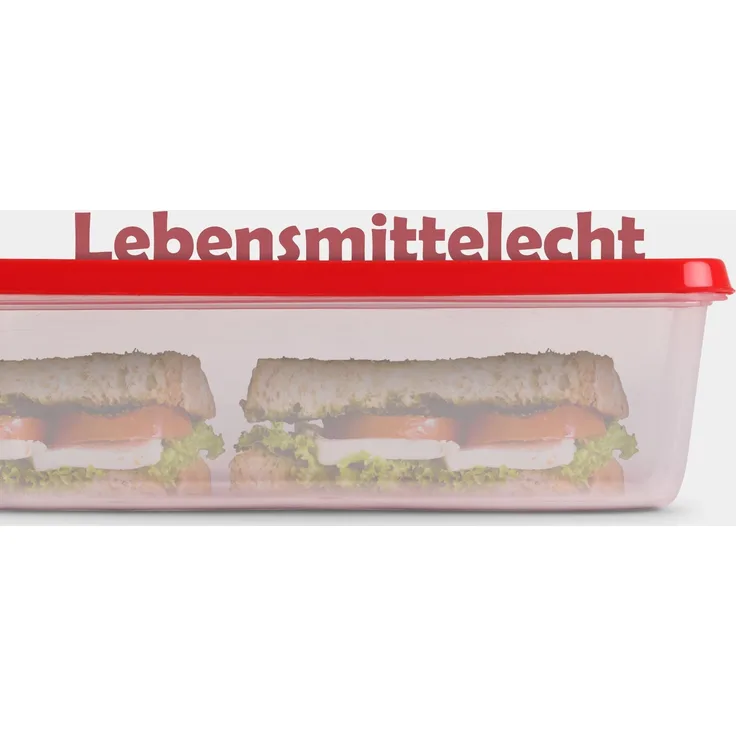 Frischhaltedosen für Lebensmittel 1,25 L ( 3er Pack ) Vorratsdose, Aufbewahrungsbox für Obst, Gemüse oder Snacks, Meal Prep Box, Lunchbox