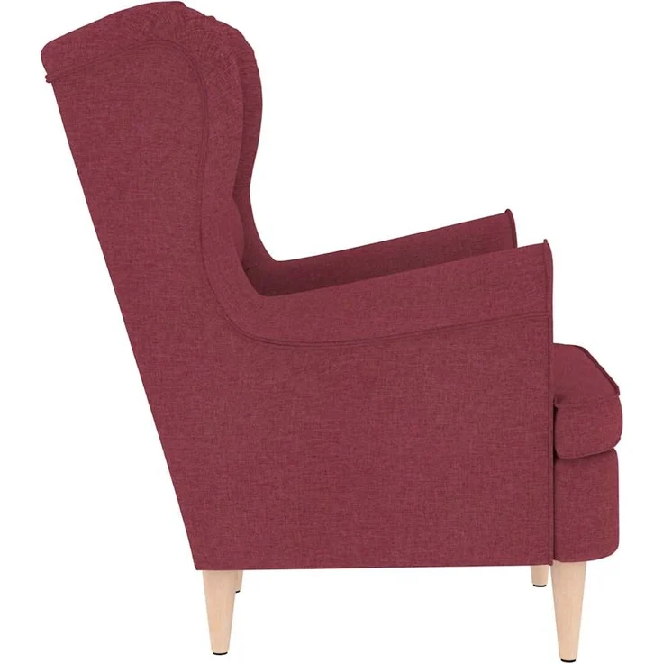 vidaXL Sessel Weinrot 74x84x100 cm Stoff 4016898 – Bild 4