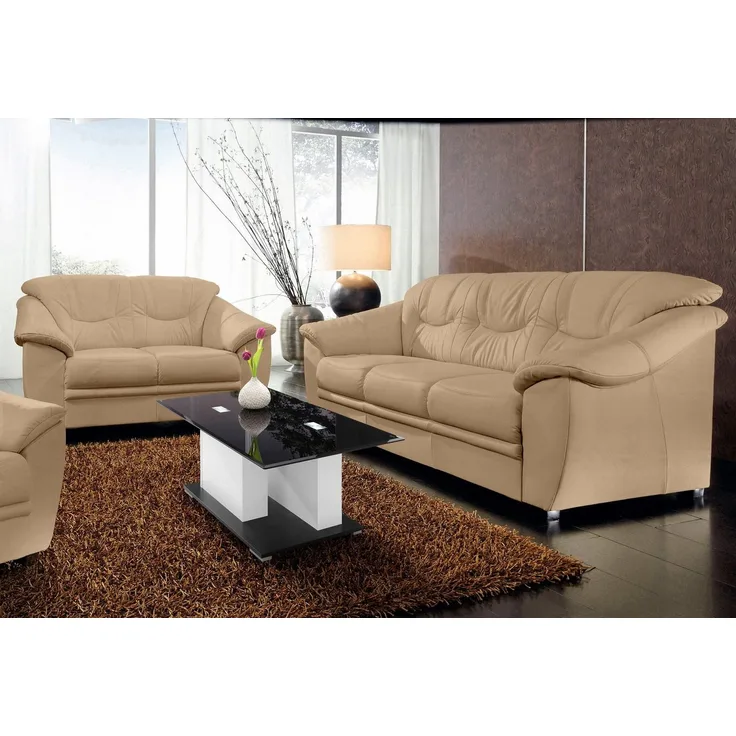 sit&more Polstergarnitur Savona, B: 148 bzw. 198 cm, Set: 2- & 3er-Sofa, mit Federkern