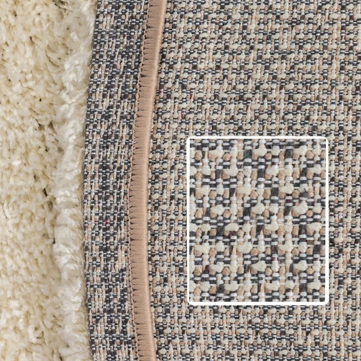 Carpettex Hochflor-Teppich Unicolor - Einfarbig, Rund, Höhe: 30 mm, Modern Kurzflor Teppich Wohnzimmer Abstrakt Design Rosa Pflegeleicht – Bild 3