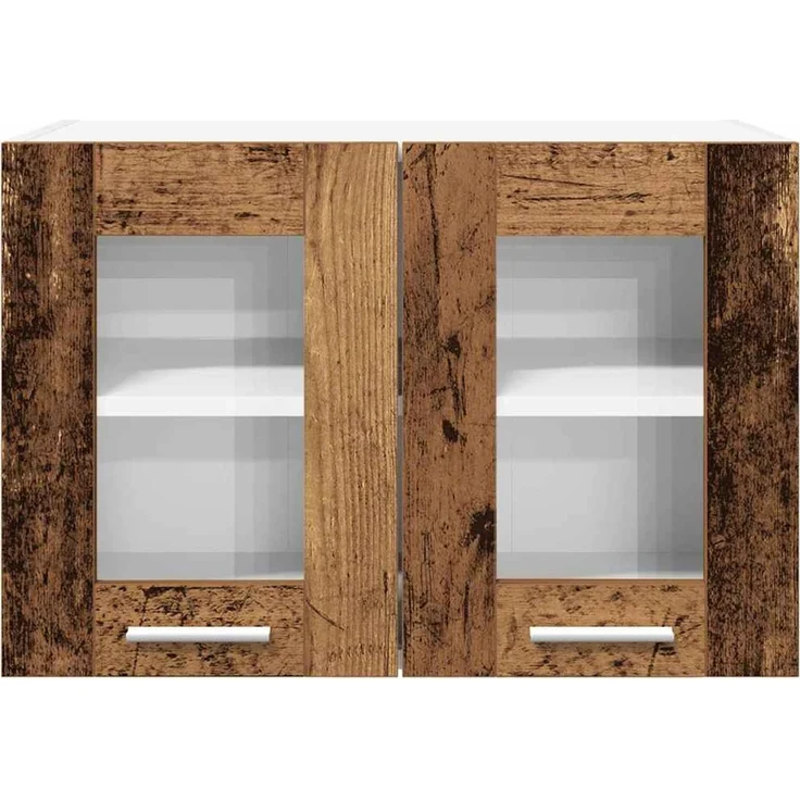 vidaXL Hängeschrank 2 stk. Altholz 60 x 31 x 40 cm Holzwerkstoff 884223 – Bild 7