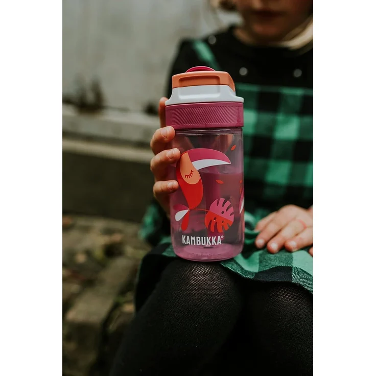 Kambukka Wasserflasche für Kinder Lagoon 400ml Toekan Love – Bild 5