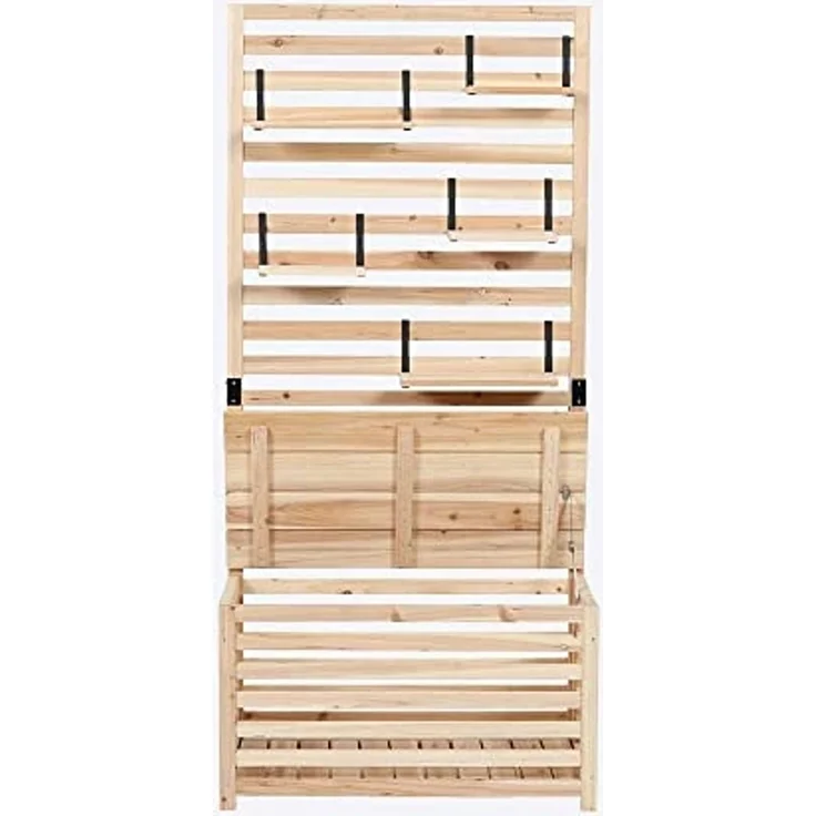HOME DELUXE Sichtschutz-Bank mit Stauraum ORELIA – Bild 1