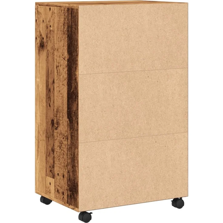 vidaXL Rollschrank Altholz-Optik 55x40x91 cm Holzwerkstoff 853189 – Bild 5