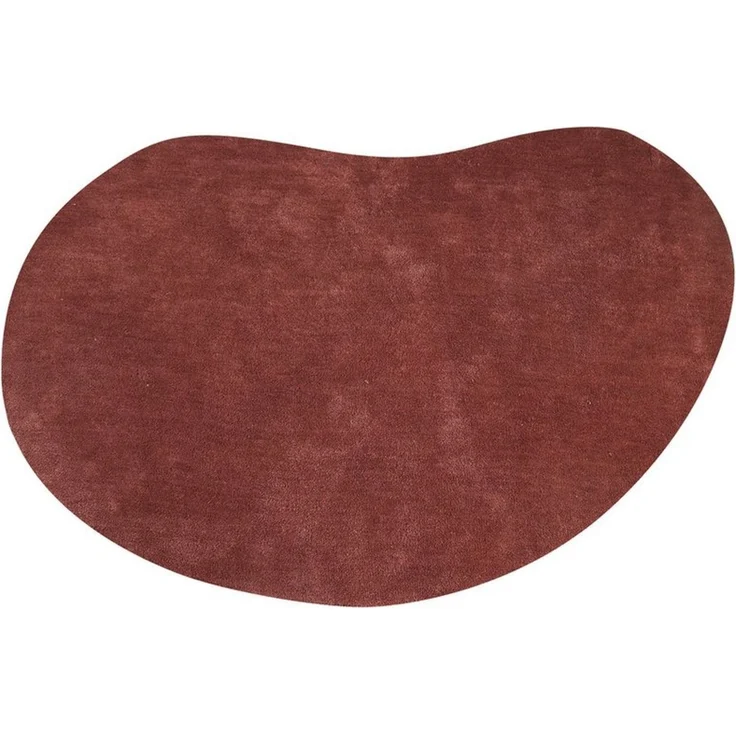 LeGer Home by Lena Gercke Hochflor-Teppich Halrum, einfarbig, besondere Form, modern, U-förmig, Höhe: 25 mm, organische Form, bean shape, kuschelig, Wohnzimmer, Schlafzimmer – Bild 4
