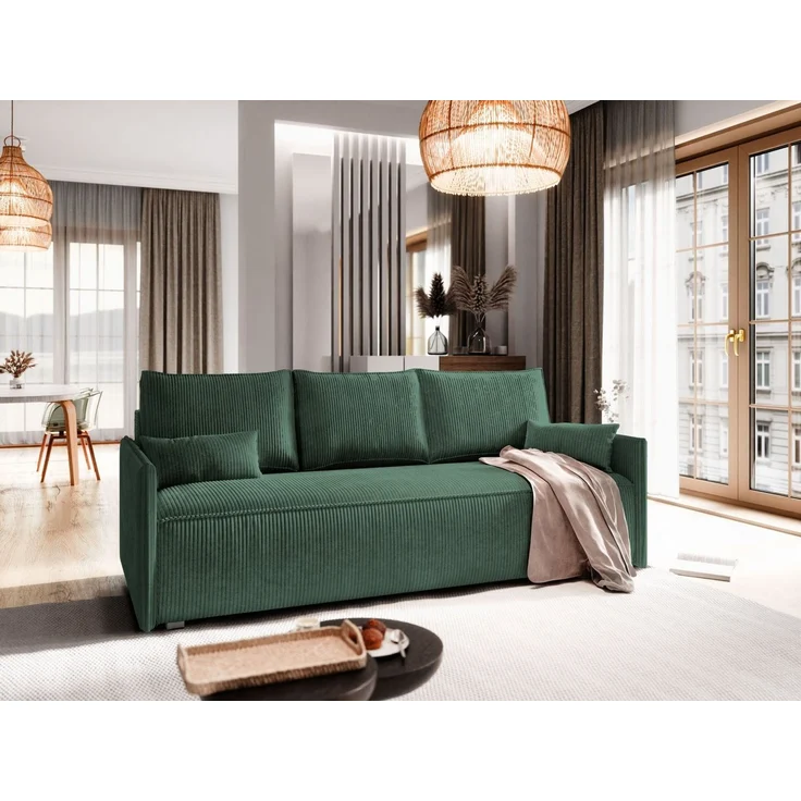 Masseno Sofa MESTOR mit Schlaffunktion, Schlafsofa, Couch mit Bettkasten – Bild 5